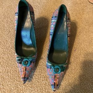 Miu Miu Tweed heels